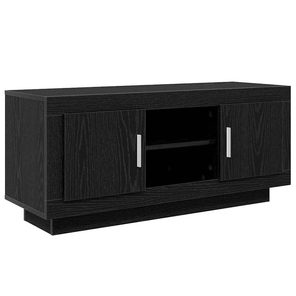 TV-Schrank Schwarz Eichen-Optik 102 cm