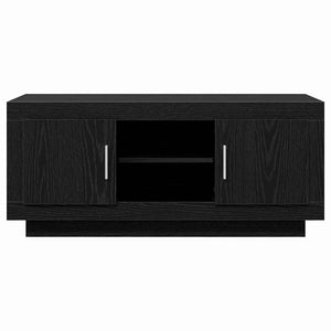 TV-Schrank Schwarz Eichen-Optik 102 cm