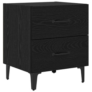 Bettschrank Schwarz Eichen-Optik