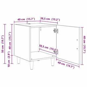 Nachttisch 2er Set Artisan Eiche