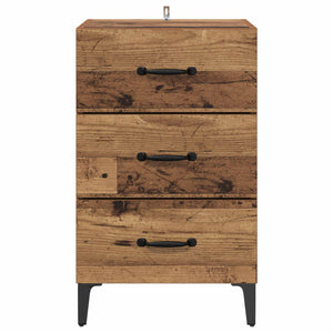 Nachttisch Altholz 40x40,5x66cm
