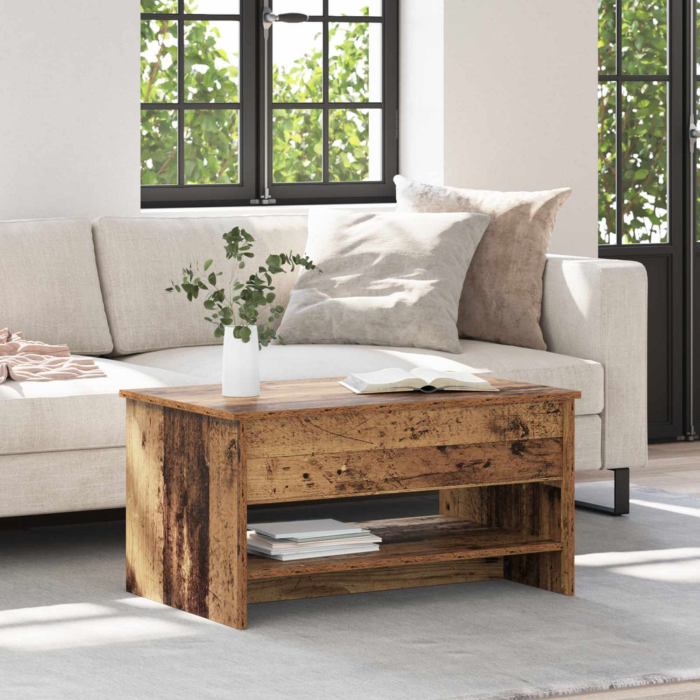 Couchtisch Altholz 80x50 cm