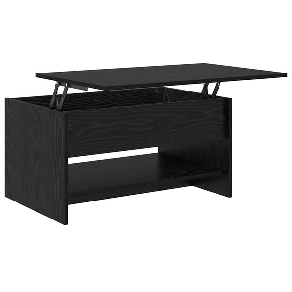 Couchtisch Schwarz Eichenoptik 80 cm