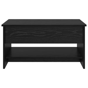 Couchtisch Schwarz Eichenoptik 80 cm