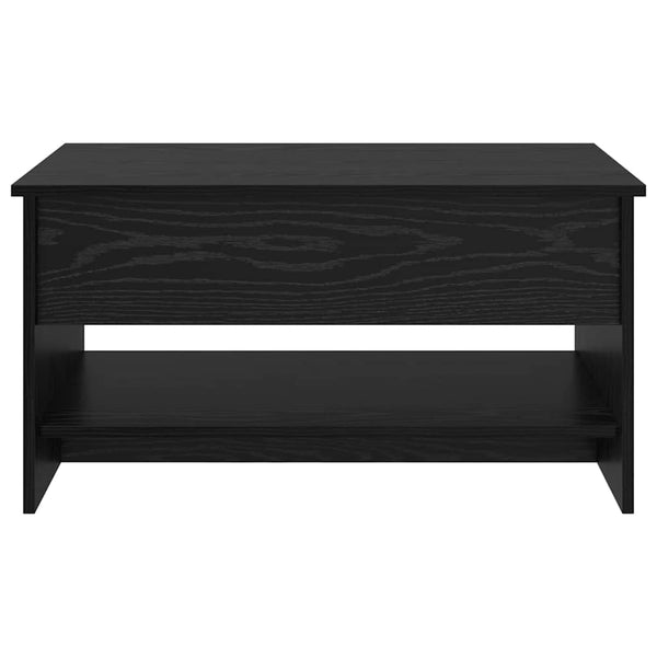 Couchtisch Schwarz Eichenoptik 80 cm