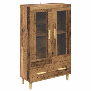 Highboard Altholz mit Schubladen 70x31x115cm