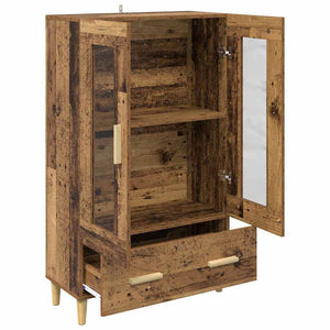 Highboard Altholz mit Schubladen 70x31x115cm