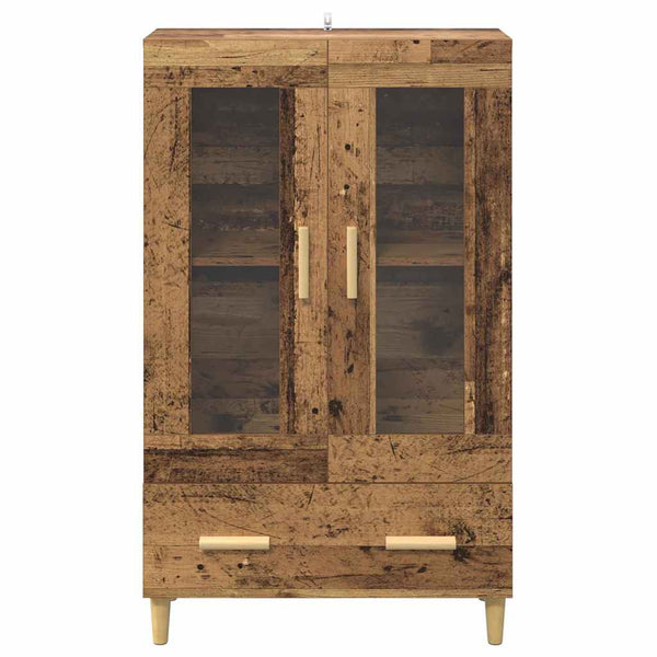 Highboard Altholz mit Schubladen 70x31x115cm