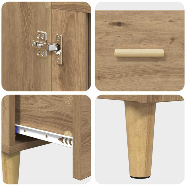 Highboard Artisan Eiche 70x31x115cm