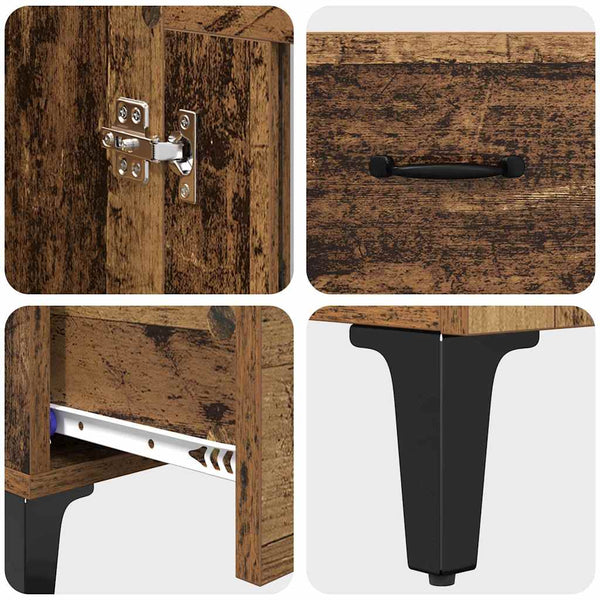 Highboard Altholz 70x31x115cm