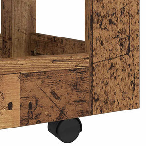Schreibtischwagen Altholz 60x45x60 cm