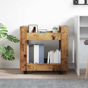 Schreibtischwagen Altholz 60x45x60 cm