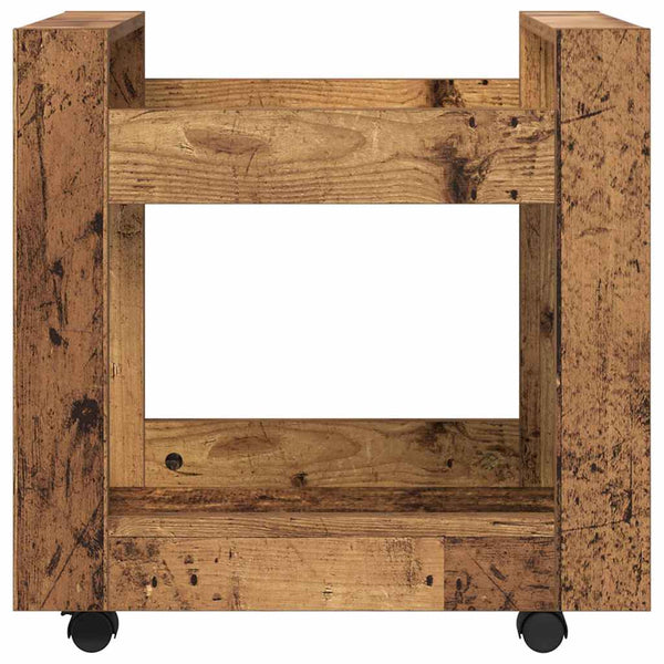 Schreibtischwagen Altholz 60x45x60 cm