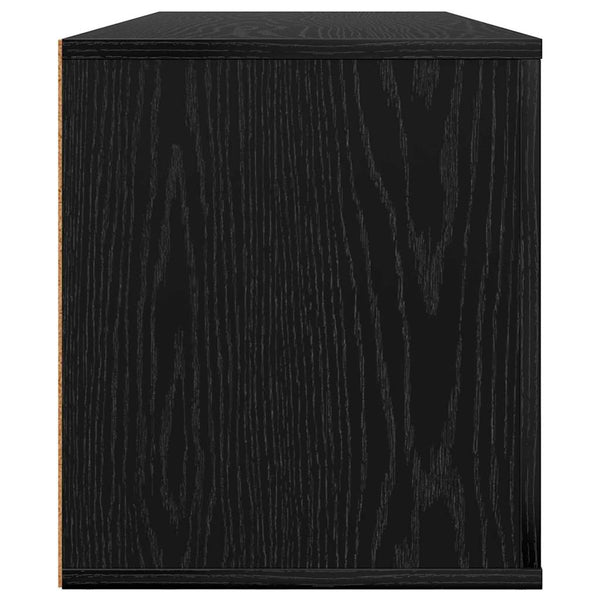 TV-Schrank Schwarz Eichen-Optik 100 cm