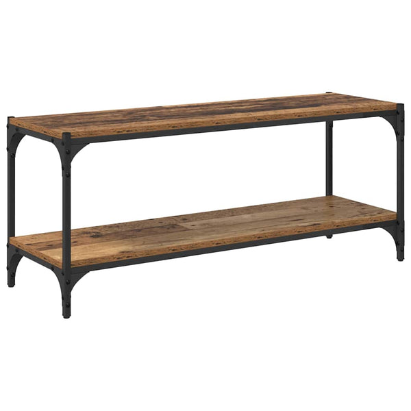 TV-Schrank Altholz & Eisen 100x33x41cm