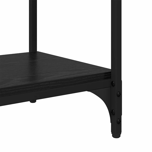TV-Schrank Schwarz Eichen-Optik 100 cm