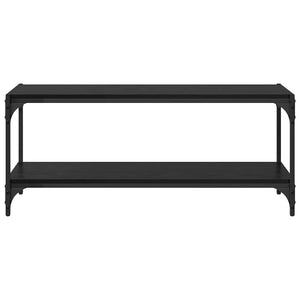 TV-Schrank Schwarz Eichen-Optik 100 cm