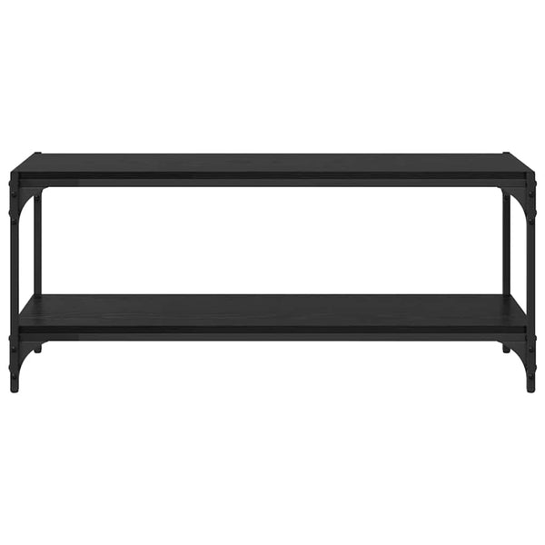 TV-Schrank Schwarz Eichen-Optik 100 cm