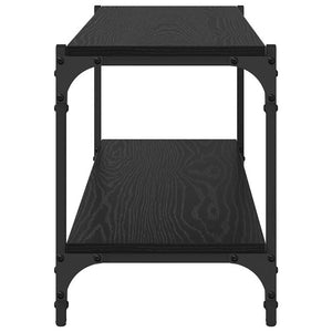 TV-Schrank Schwarz Eichen-Optik 100 cm