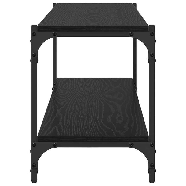 TV-Schrank Schwarz Eichen-Optik 100 cm