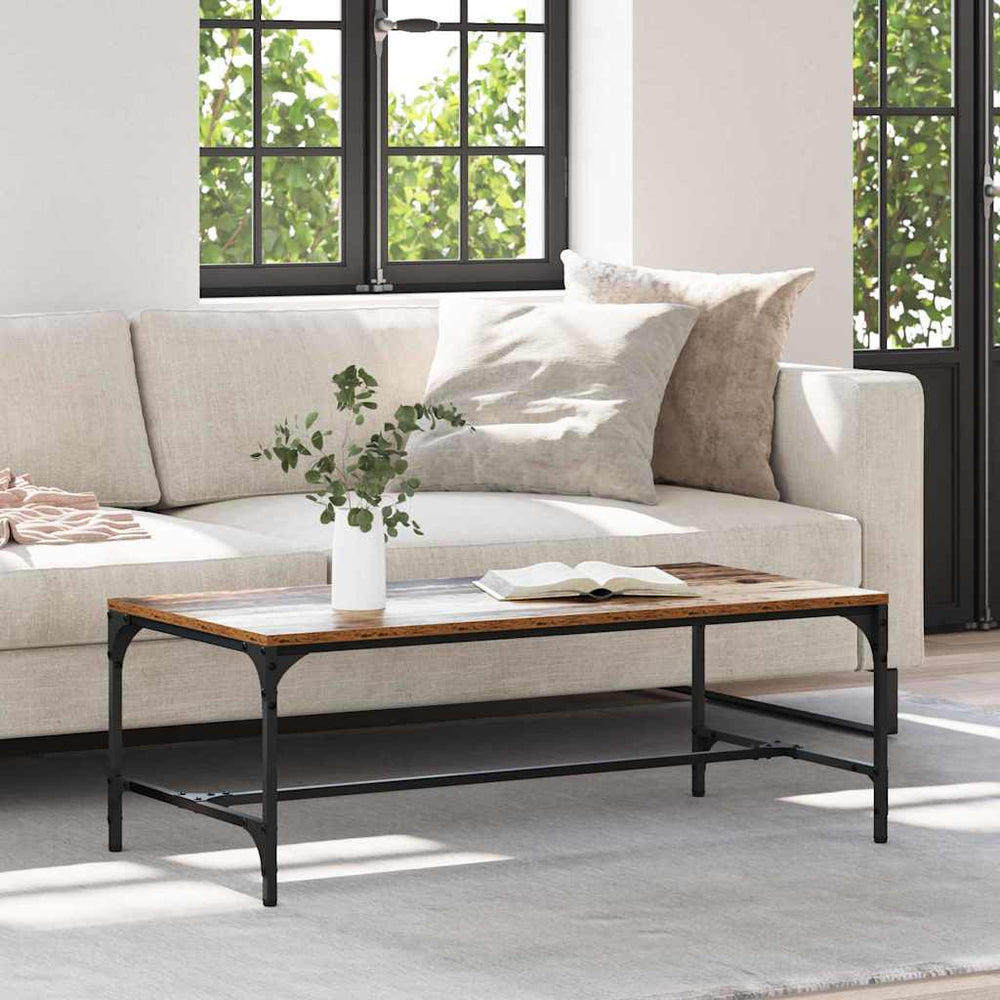 Couchtisch Altholz 100x50 cm