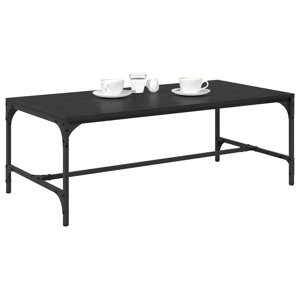 Couchtisch Schwarz Eiche 100x50 cm