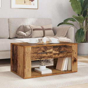 Couchtisch Altholz mit Schubladen