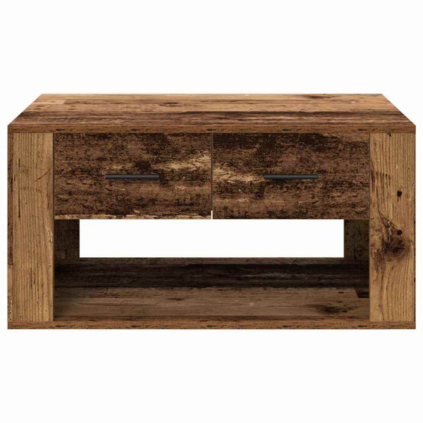Couchtisch Altholz mit Schubladen