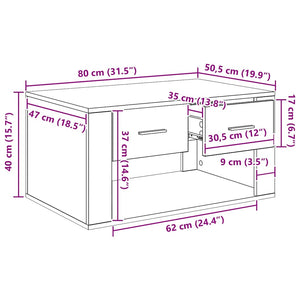 Couchtisch Altholz mit Schubladen