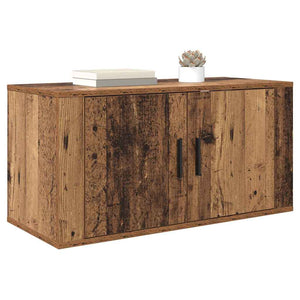 Wandmontiertes TV-Regal Altholz 80cm