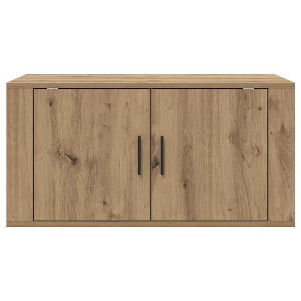 Wandmontiertes TV-Regal Artisan-Eiche 80cm