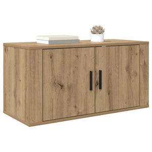 Wandmontiertes TV-Regal Artisan-Eiche 80cm