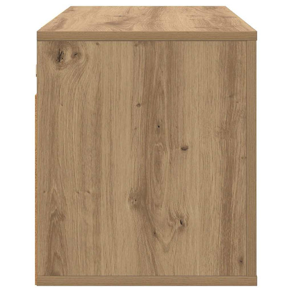 Wandmontiertes TV-Regal Artisan-Eiche 80cm