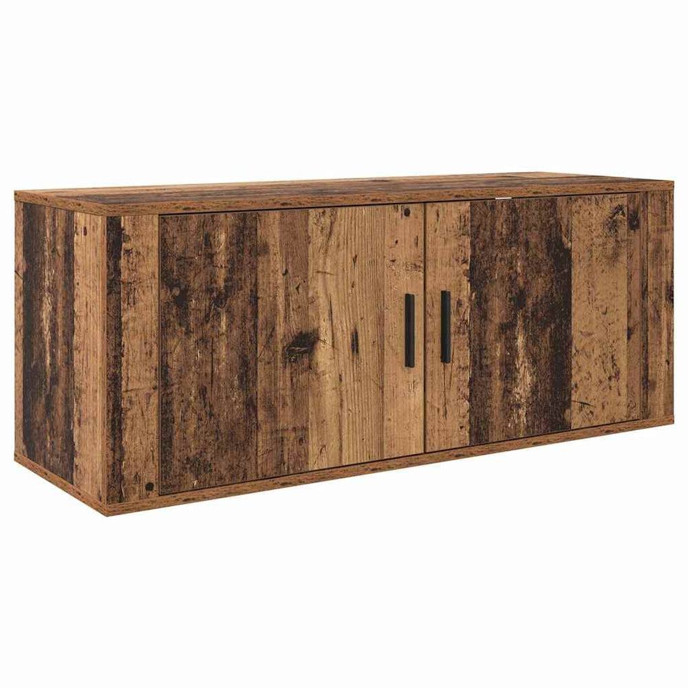 Wandmontiertes TV-Regal Altholz 100cm