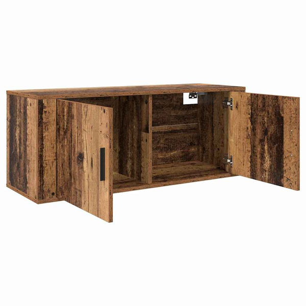 Wandmontiertes TV-Regal Altholz 100cm