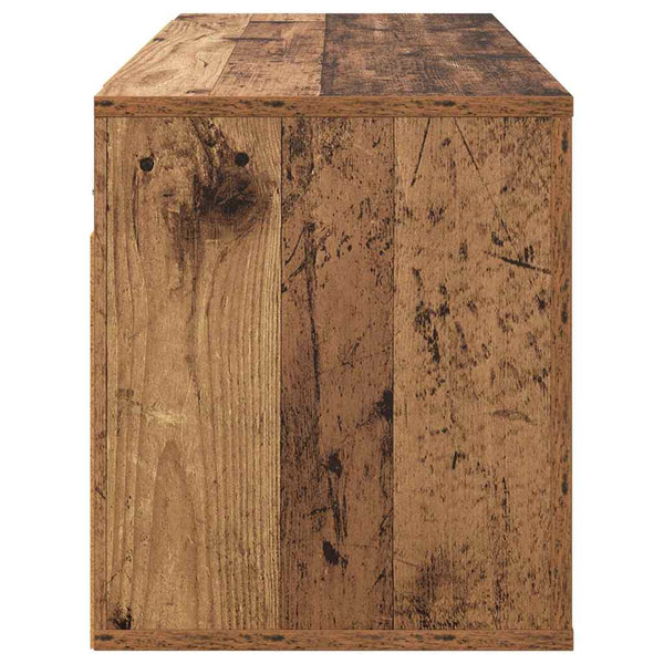 Wandmontiertes TV-Regal Altholz 100cm