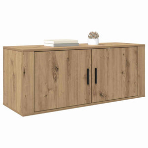 Wandmontiertes TV-Regal Artisan Eiche 100cm