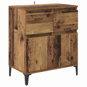 Sideboard Altholz & Eisen 60x35x70cm