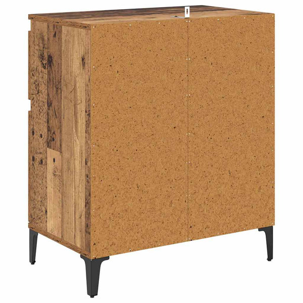 Sideboard Altholz & Eisen 60x35x70cm