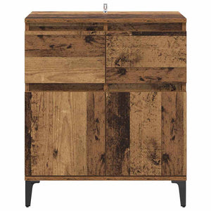 Sideboard Altholz & Eisen 60x35x70cm