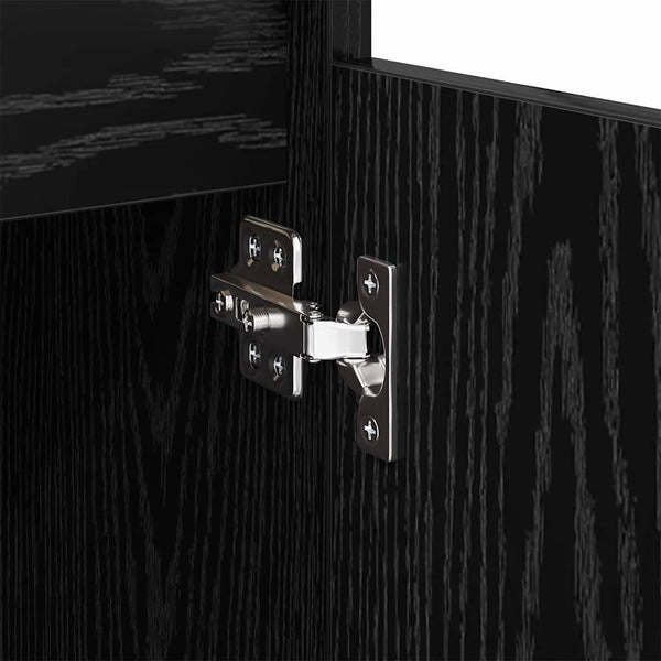 vidaXL Sideboard with Drawers Black Oak Look 60 x 35 x 70 cm