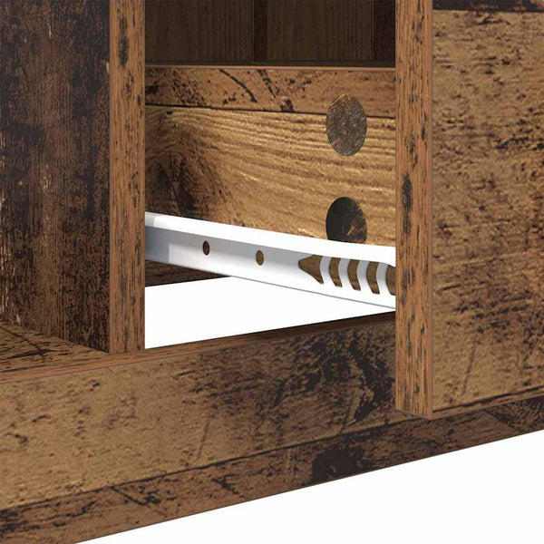 Couchtisch Altholz mit Schubladen
