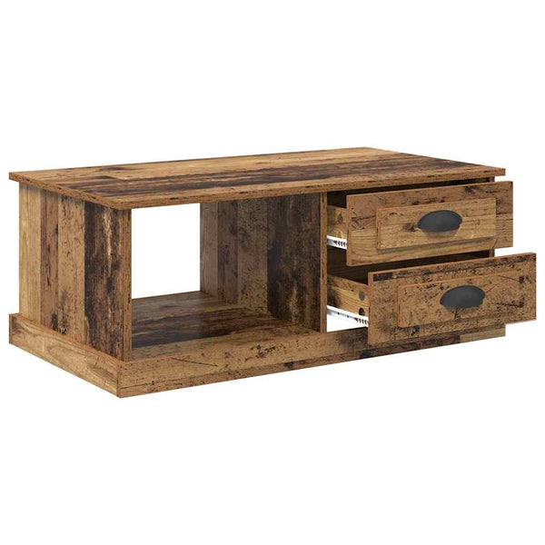 Couchtisch Altholz mit Schubladen