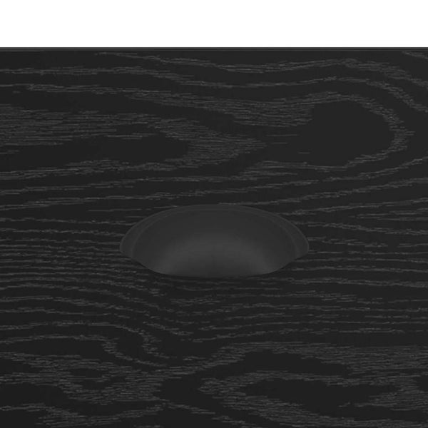 Couchtisch Schwarz Eichenoptik 90x50 cm