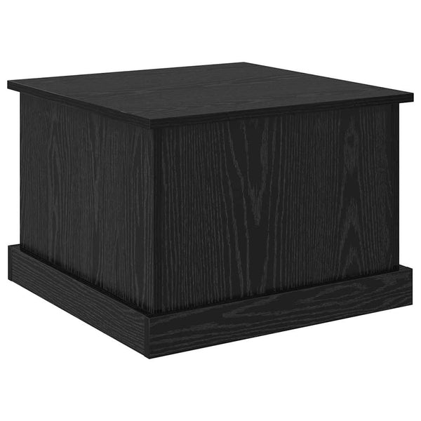Schwarzer Couchtisch Eichenoptik 50x50 cm