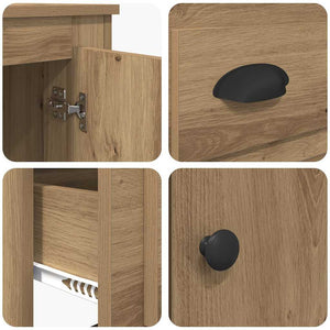 Highboard Artisan Eiche 60x35,5x103,5 cm