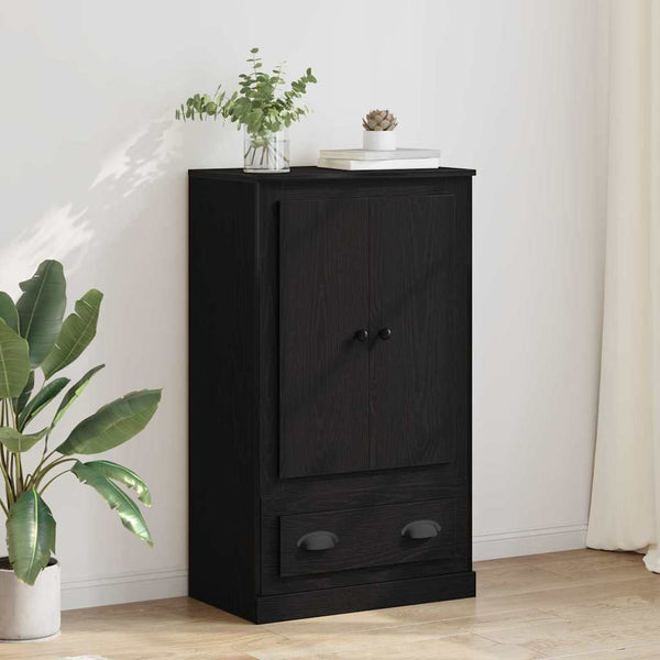 Highboard Schwarz Eichen-Optik, 60 cm