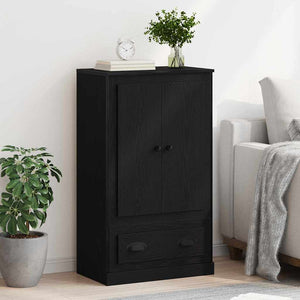 Highboard Schwarz Eichen-Optik, 60 cm