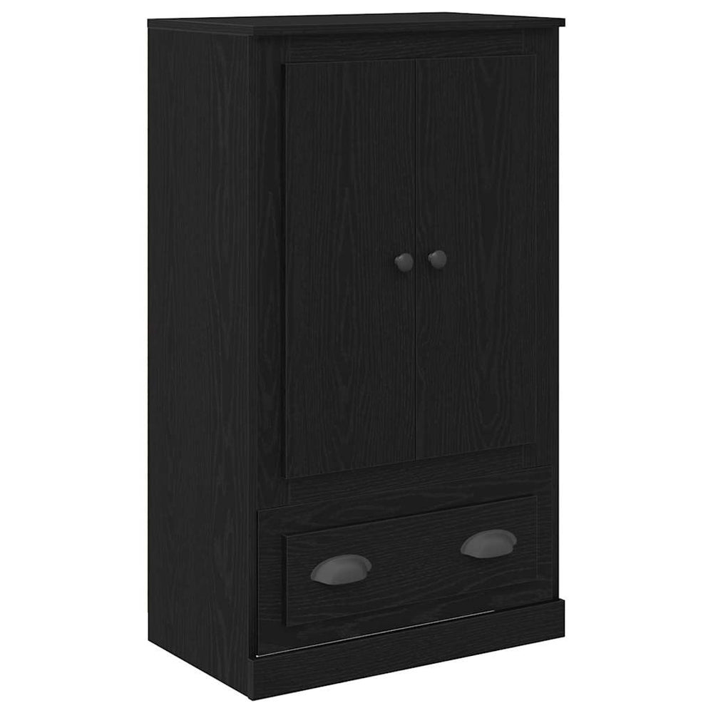 Highboard Schwarz Eichen-Optik, 60 cm