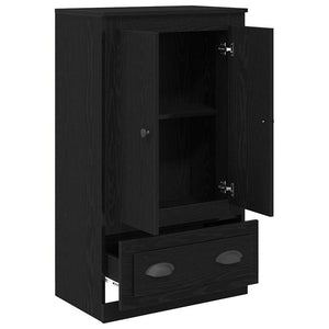 Highboard Schwarz Eichen-Optik, 60 cm